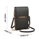 thumbnail image 1 of Bolsas para Mujeres Se Oponen Al Robo Bolsa de Teléfono de Cuero Bolsa Linda para Llevar Teléfonos Móviles Bolsa de Llave de Moda Bolsas Pequeñas para Mujeres, 1 of 5