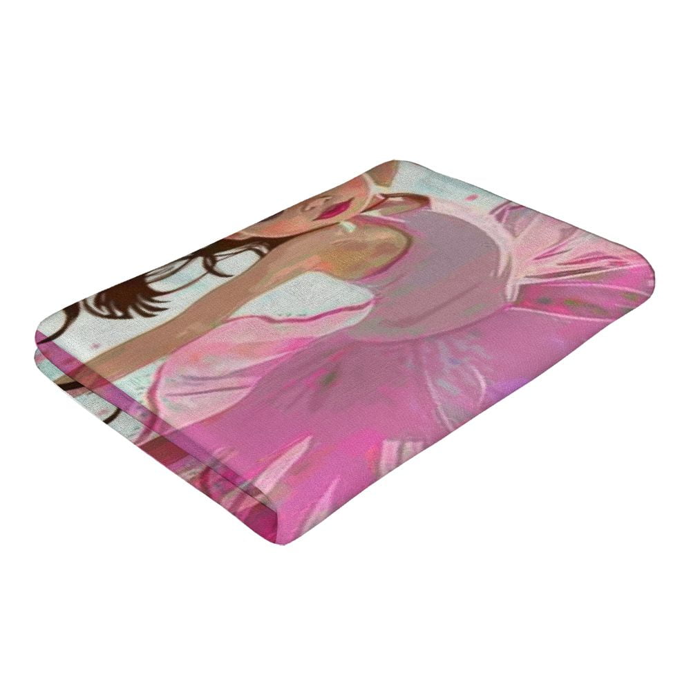 PHYHOO Little Ballerina Dancing Girl Beach Towel Highly Absorbent Microfiber Bath Towel Quick Dry Blanket 30x60in