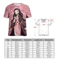 thumbnail image 2 of Kamado Nezuko Womens T-Shirt Round Neck Short Sleeve Tee Shirts Summer Breathable Tops Blouse S, 2 of 8