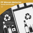 thumbnail image 3 of Large Recycle Waste Bag For Kitchen Home- Indoor Recycling Bins Trash Sorting Organizer  Reusable And Waterproof 2 Pack, 3 of 6