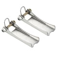 thumbnail image 1 of Unique Bargains 2.5'' Metal Replacement Latch Receiver Hitch for Trailer, Silver 2 Pack, 1 of 5