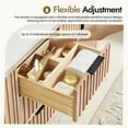 thumbnail image 6 of Shenzhen 84" Double Bath Vanity in Aged Natural Oak with Composite Stone Top, 6 of 12