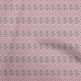 thumbnail image 1 of oneOone Cotton Poplin Twill Light Pink Fabric Asian Suzani Sewing Craft Projects Fabric Prints By Yard 56 Inch Wide, 1 of 5
