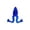 Blue, variant on Kiddiway Saltwater Fishing Lures Soft Frog - Weedless Hollow Body Frog with Lead Slot, Popping Frog for Bass and Trout, Freshwater