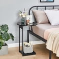 thumbnail image 6 of C-Shaped End Table for Small Spaces - Round Side Table - Black, 6 of 8