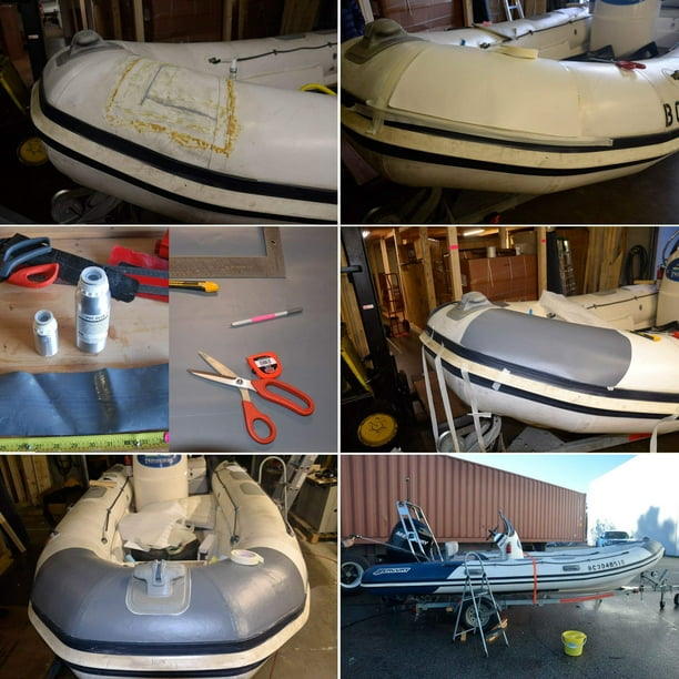 Accessoires pour bateaux pneumatiques en PVC