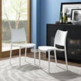thumbnail image 7 of Modway Pose 19" Modern Style Performance Velvet Dining Chair in Gray, 7 of 7