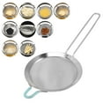 thumbnail image 4 of 60 Maille Fine Passoire, Passoire à Farine à Main Tamis à Fil en Acier Inoxydable avec Poignée Isolée pour Café-Bar de Cuisine à Domicile, 4 of 8