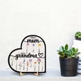 thumbnail image 5 of First Mom Now Grandma Customized Plaque, Personalized Mothers Day Birthday Gifts for Mom Grandma, Grandmas Garden Decor with Names, Custom Birth Moth Flower Wooden Sign Frame Craft, 5 of 8