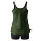 thumbnail image 5 of Traje de Baño de Dos Piezas Color Bloque Sólido Strappy Back Set, Traje de Baño Torso Largo con Sujetador Extraíble Y Pantalones Cortos de Cintura Alta, 5 of 9