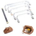 thumbnail image 2 of Female Doctor Handbag Frame Metal Aluminum Tube Frame Handle 200*92mm, 2 of 5