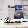 thumbnail image 4 of Handmadetneonsign Lifestyle Coach Metal Nameplate, Lifestyle Coach Desk Nameplate, Trainer Desk Decor 037894, 4 of 5