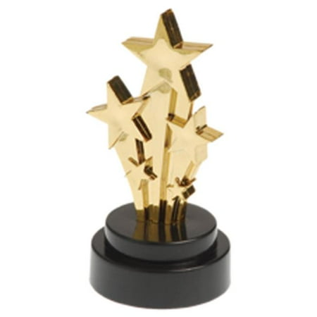 Acrylic Star Trophy - US Toy 4383 Shooting Star Trophies - 6 Pieces