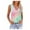 Green, variant on Honeeladyy Clearance under 10$ Tie-dye Printed Tank Top for Women V Neck Tank Tops Sleeveless Basic T-Shirt Cute Printed Workout Athletic Yoga Vest Blue