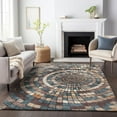 thumbnail image 5 of Dalyn Rugs Machine Washable Indoor/Outdoor Chantille ACN2216 Copper 5' x 7'6" Rug, 5 of 9