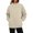 Beige, variant on Bibifish Womens Sweatshirts Solid Color Side Pockets Pullover Sweatershirts Neck Comfy Long Sleeve Tops Trendy Oversized Fall Tops