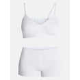 thumbnail image 5 of No Boundaries Seamless Triangle Bralette and Boyshorts Set, 2 Piece, Women's XS-XXL, 5 of 5
