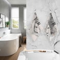 thumbnail image 5 of Coolnut Art Floral Elephant Patterned Hand Towels 2 PCS, Cotton Bath Towel for Drying Face Hands Body Decorative Water Absorbent Lightweight Towels for Bathroom Ktichen Travel Gym, 16"x28", 5 of 6