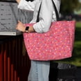 thumbnail image 6 of Large Beach Bags Water-resistant Sandproof - Donut crumbs Print Cute Beach Tote Bags for Women with Zipper, 6 of 6
