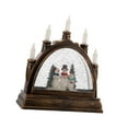 thumbnail image 4 of Vela de bola de nieve navideña, adorno de farol de bola de nieve para fotos, vela sin llama con escena de muñeco de nieve para Navidad, 4 of 9