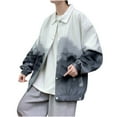 thumbnail image 6 of Maoxin Jackets for Men Casual Loose Fitting Long Sleeved Hooded Jacket Long Sleeve Hoodless Casual Outwear Jackets Blue 3XL, 6 of 6