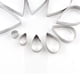 thumbnail image 5 of molde para hornear tamaños de gota de lluvia, de , para torta, pan, galleta, de material acero inoxidable Fanmusic molde para hornear, 5 of 7
