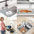 thumbnail image 2 of Foldable Stainless Steel Shelf Kitchen Sink Rack, 2 of 2