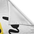 thumbnail image 3 of Ambesonne Best Friend Kitchen Curtains, Buddy Motivation Art, 55"x39", Charcoal Grey Yellow, 3 of 3