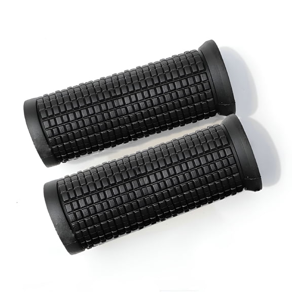 MELIVO Tpr Rubber Bike Handlebar Grips Pair For Mountain Bicycle With Twist Shifters 22.2Mm Black Cycling Bar Grip 75Mm