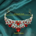 thumbnail image 3 of Crystal Tiara Crowns for Women Girls, Royal Queen Crown, Wedding Tiara for Bride,Princess Crystal Hair Accessories for Quinceanera Pageant Prom Birthday, 3 of 4