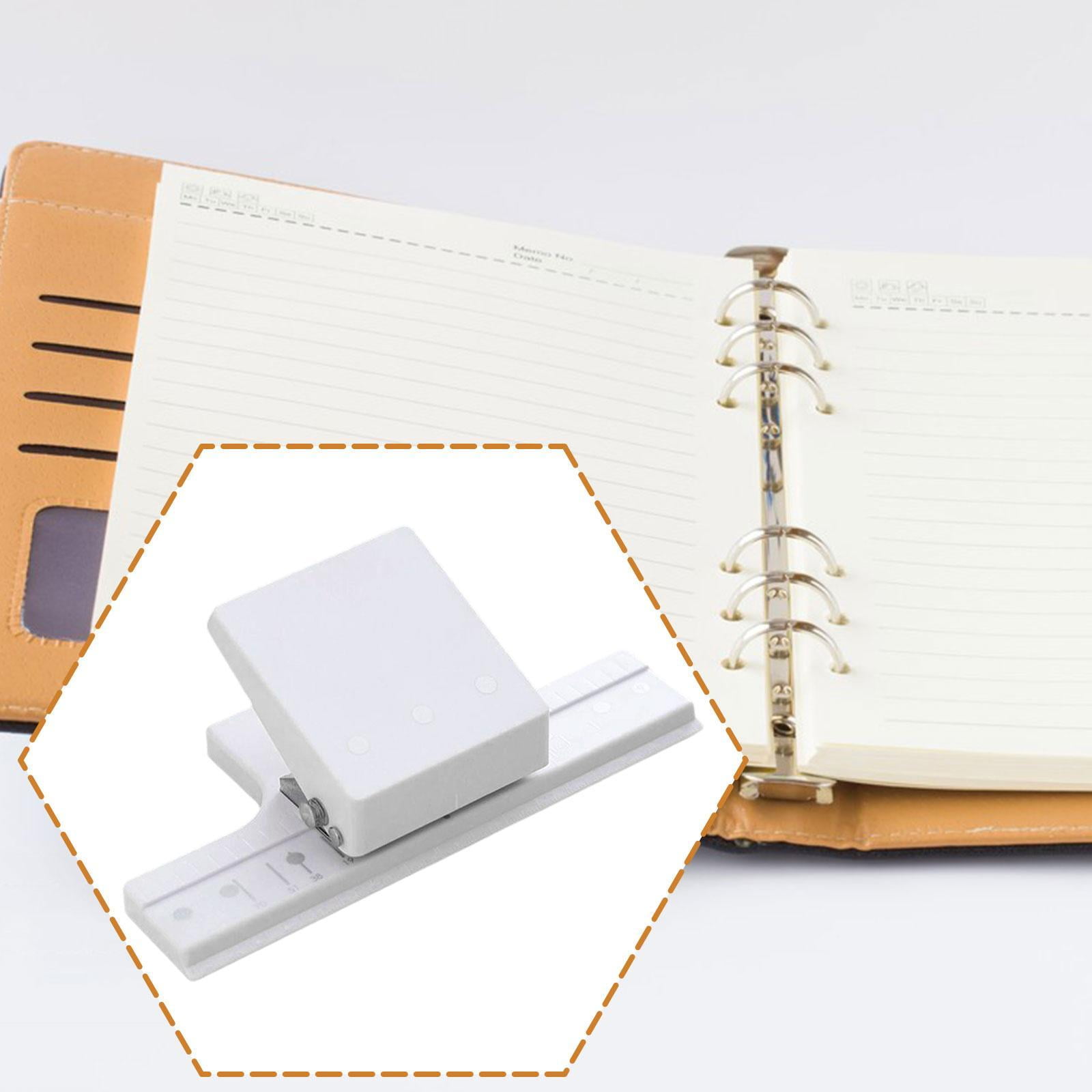 3 Hole Paper Punch Heavy Duty Paper Puncher Mini Size Metal Construction DIY Albums Scrapbooking