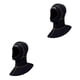 thumbnail image 4 of Sonducket Keep Diving DH-321 Nylon Dive Cap Capucha de color sólido flexible Hombres Mujeres Head Cover Surf Hat Watersports Yellow Line L Línea amarilla L 2Conjunto, 4 of 6