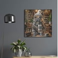 thumbnail image 6 of Luxe Metal Art 'Hipster Dog - French Bulldog' by Rey Klimt Metal Wall Art, 24" x 24", 6 of 8