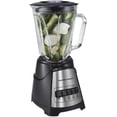 thumbnail image 1 of LICUADORA HAMILTON 12VEL 1.2LT VASO DE VIDRIO POWER ELITE NEGRA/PLATA 58148/MXR, 1 of 2
