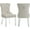Light Beige, Silver, variant on Westice Dining Chairs Set of 6, Tufted Dining Room Chair with Nailhead for Kitchen Restaurant, Black