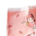 thumbnail image 5 of LYMAYTER Girls Little Kids Tagless Cotton Boxer Briefs Adorable Cartoon Print Comfort Underwear 4 Pack, 5 of 8