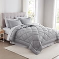 thumbnail image 3 of Modern Threads Bed In a Bag 7-Piece Gray Comforter Set, Full, 3 of 4