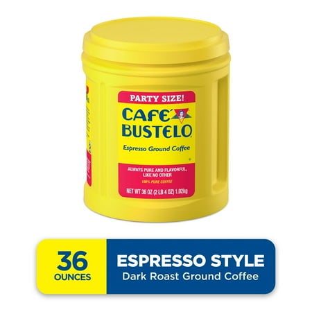 Cafe Bustelo Espresso Tueste Oscuro 36 oz Lata Grande