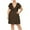 Green, variant on Womens Surplice Neck Short Sleeve Mini Wrap A Line Fit and Flare Dress Deep V Neck Casual Dresses