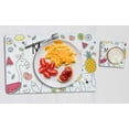 thumbnail image 4 of Printtoo Personalized Placemat & Coaster Set For Kids Toddlers,Birthday Gift For Boys,Gift For Girls,Tropical-11x17 Inch, 4 of 6