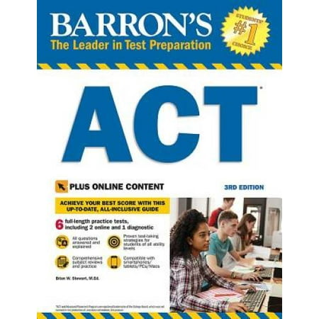 Barron's ACT with Online Tests, Pre-Owned (Paperback)