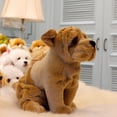 thumbnail image 2 of Realistic Shar Pei Dog Stuffed Animal Plush Toy, Lifelike Animal Plushies, Simulation Shar Pei Dog Doll, 2 of 8