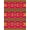 Magenta Pink Orange Green, Pattern 1, variant on ODIKA Tiger Aztec Southwestern Boho Mirrored Motif Tibetan Magenta Hooked Flowing for Entryway, Kitchen, Mudroom, Stain Resistant Flatwoven