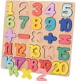 thumbnail image 2 of Wooden Puzzle for Kids, Set of 3 Pack Educational Boards, Alphabet Shape, Numbers 1-20, Shape, Ages 3,4,5, Perfect for Montessori Kids, 2 of 9