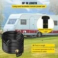 thumbnail image 5 of KFFKFF PowerGrip Camper/RV Extension Cord | 30-Foot 50-Amp (STW 6AWG/3C+8AWG/1C), 5 of 9