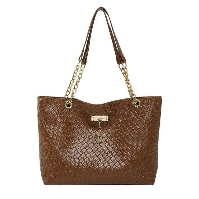 Women'S Shoulder Handbags Deer Women'S Bag Women'S Handbag Large Capacity Shoulder Bag Advanced Texture Women'S Handbag Practical and Fashionable Combination Shoulder Bag for Women
