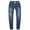 Dark Blue, variant on YYUIJK Women’s Casual Distressed Stretch Jeans Elastic Waist Jean Denim Pants Dark Blue XXL
