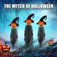 thumbnail image 1 of Decoración luminosa de calabaza de Halloween de 1,8 m | Bruja espeluznante controlada por voz con cara iluminada | Accesorio de tela suave para exteriores con postes y estacas | Perfecto para, 1 of 7