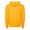 thumbnail image 2 of Bella Canvas 3719 Unisex Poly-Cotton Fleece Pullover Hoodie, S, Gold, 2 of 3