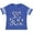 Football Blue and White, variant on Inktastic Ski Bum Boys or Girls Toddler T-Shirt